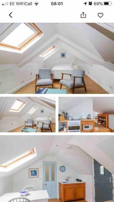 Amazing Seaside Loft Apartment With Sea Views . Sennen Cove Bagian luar foto