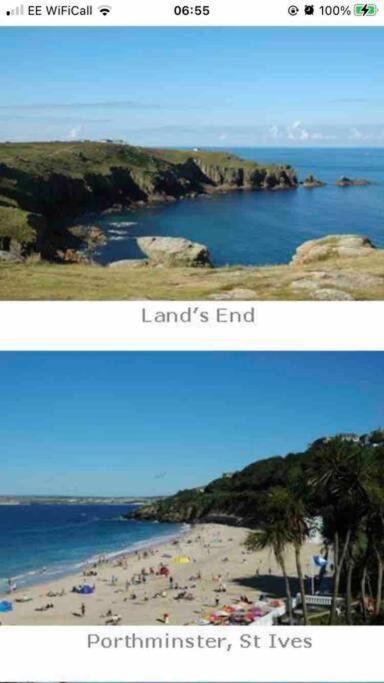 Amazing Seaside Loft Apartment With Sea Views . Sennen Cove Bagian luar foto
